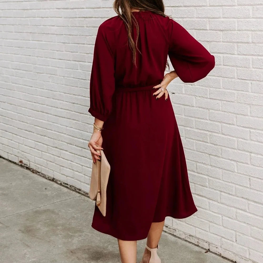 Luxury Long-Sleeve Dress - Reali