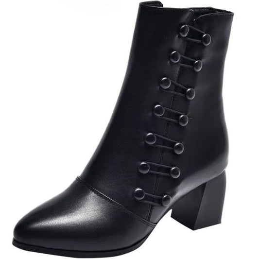 Ankle Leather Boots - Vienna