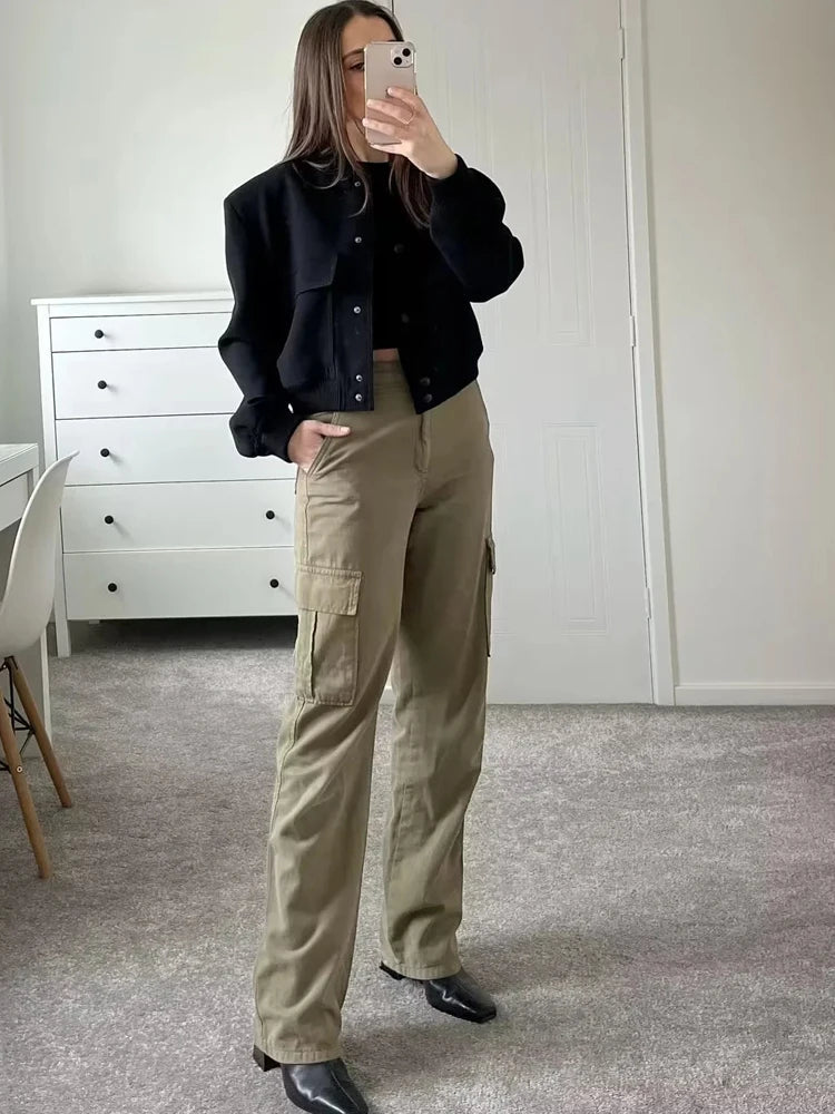 Madam - Women's Short Buttoned Jacket