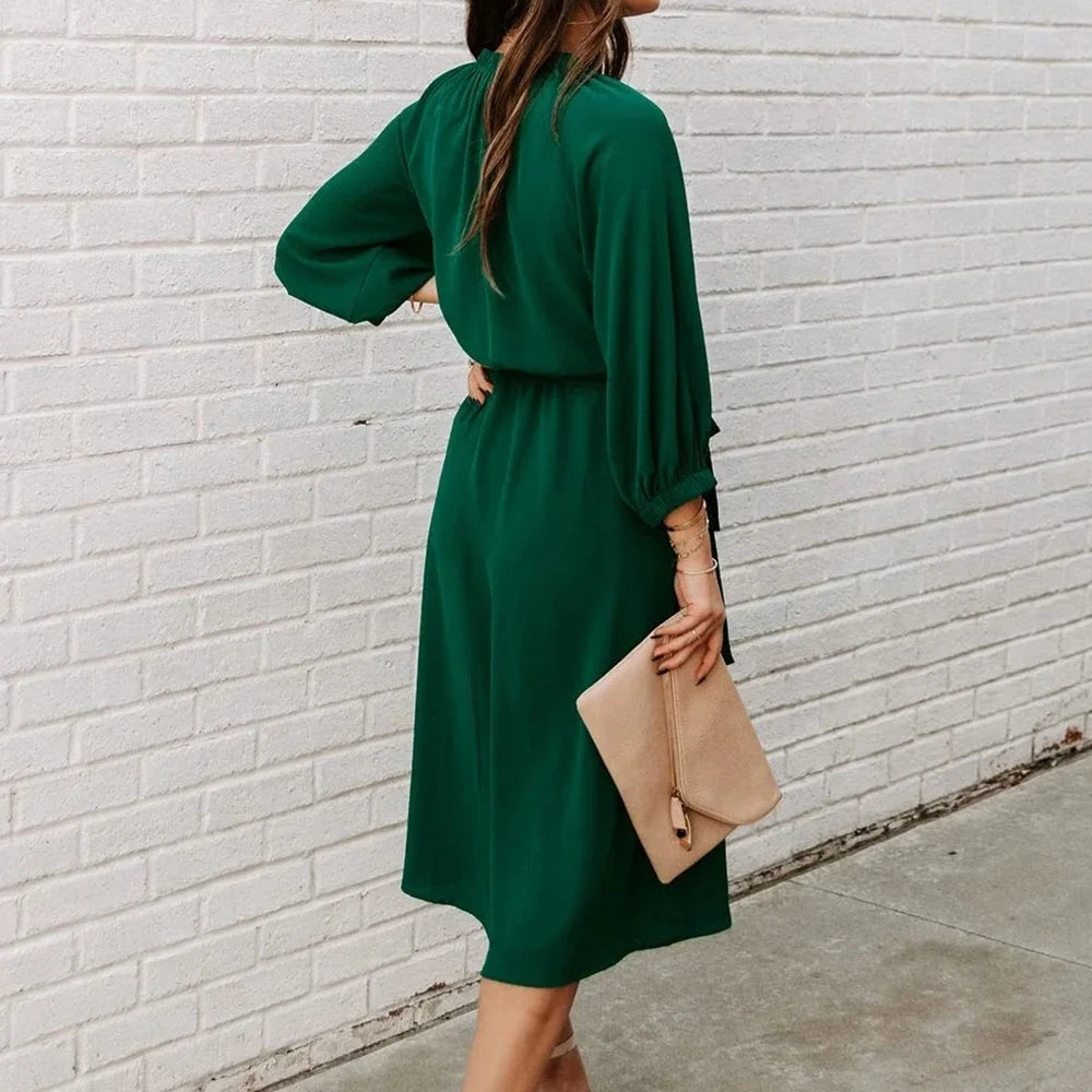 Luxury Long-Sleeve Dress - Reali