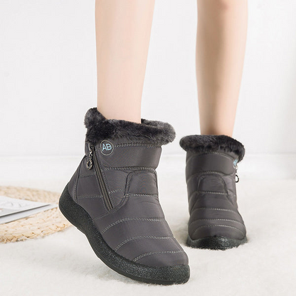 Waterproof Fur-Lined Ankle Boots - Sidney