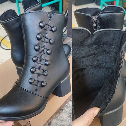 Ankle Leather Boots - Vienna