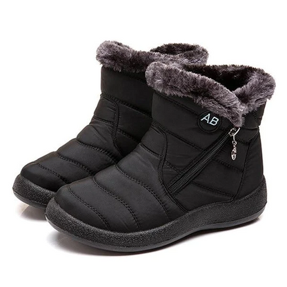 Waterproof Fur-Lined Ankle Boots - Sidney