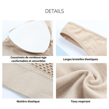 Seamless and Breathable Bra - Top Comfort