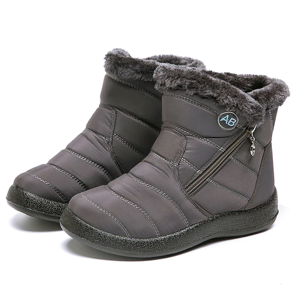 Waterproof Fur-Lined Ankle Boots - Sidney