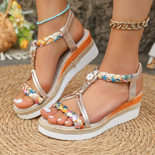 Orthopaedic Wedge Sandals - Bella Soft