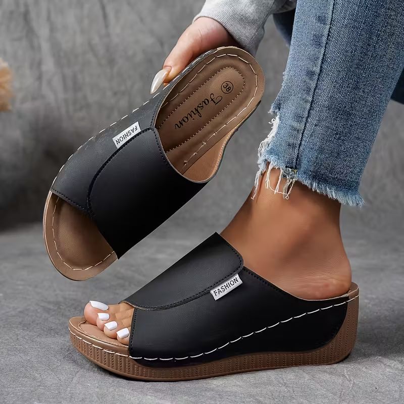 Orthopaedic Wedge Sandals - Alvera