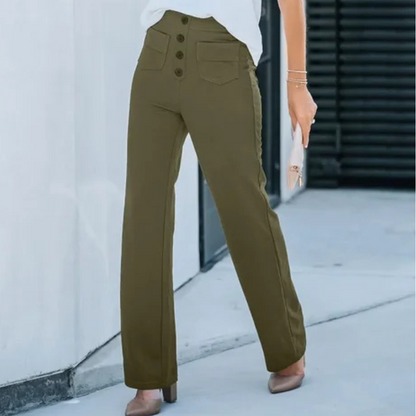 High-Waist Trousers - Stella
