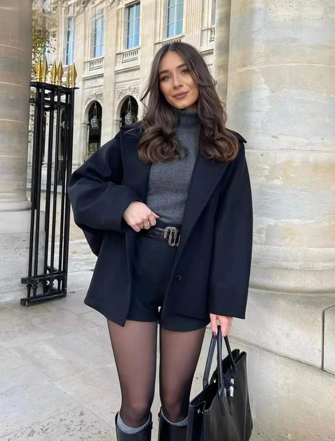 Elegant Wool Jacket - Pauline