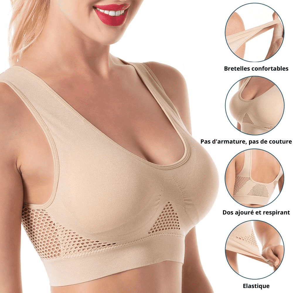 Seamless and Breathable Bra - Top Comfort