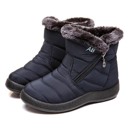Waterproof Fur-Lined Ankle Boots - Sidney