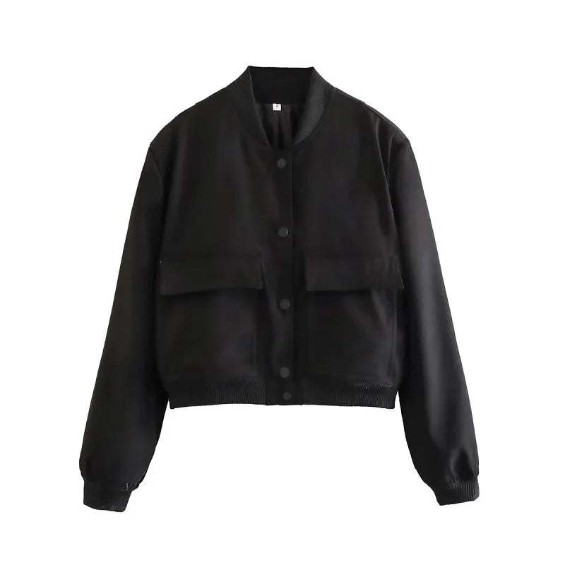 Madam - Women's Short Buttoned Jacket